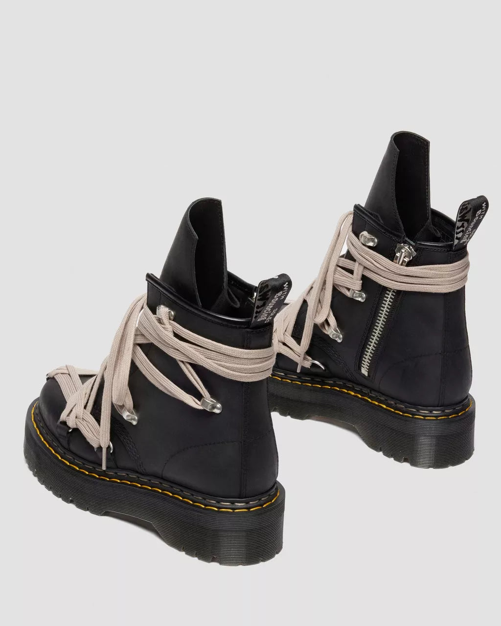 Leather Platform Boots