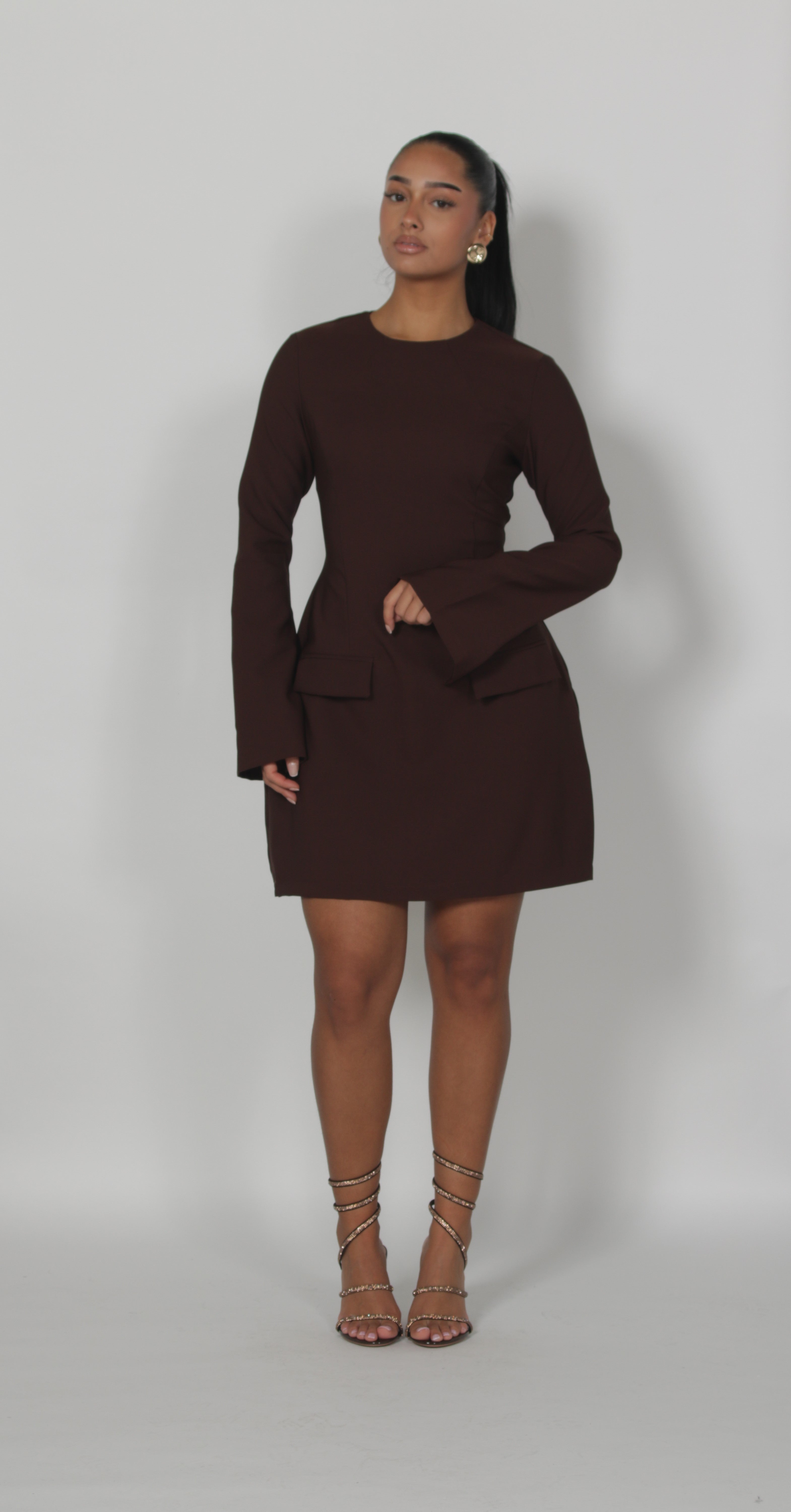 Longsleeve Silhouette Dress