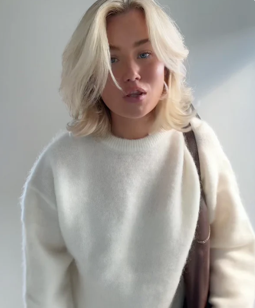 Oversized Sweater Mohair Blend