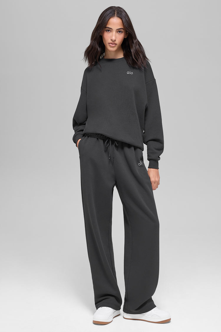 Accolade Straight Leg Sweatpant & Neck Pullover Set