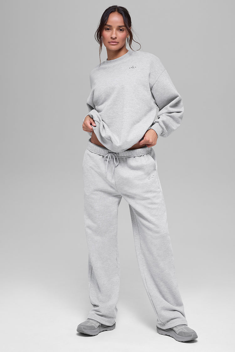 Accolade Straight Leg Sweatpant & Neck Pullover Set