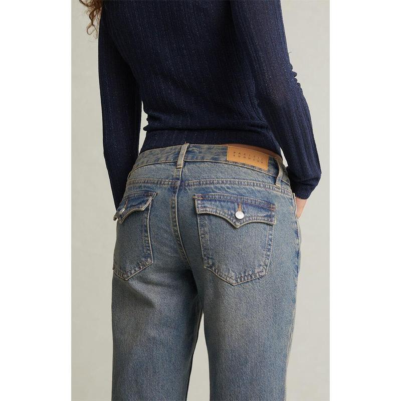 Woman Low Rise Bootcut Jeans