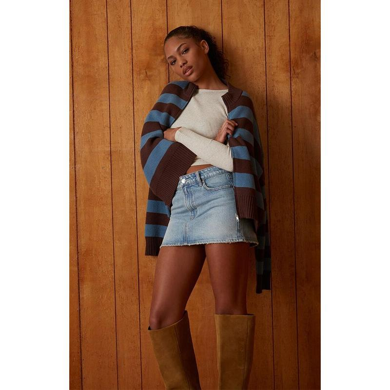 Women Denim Mini Skirt