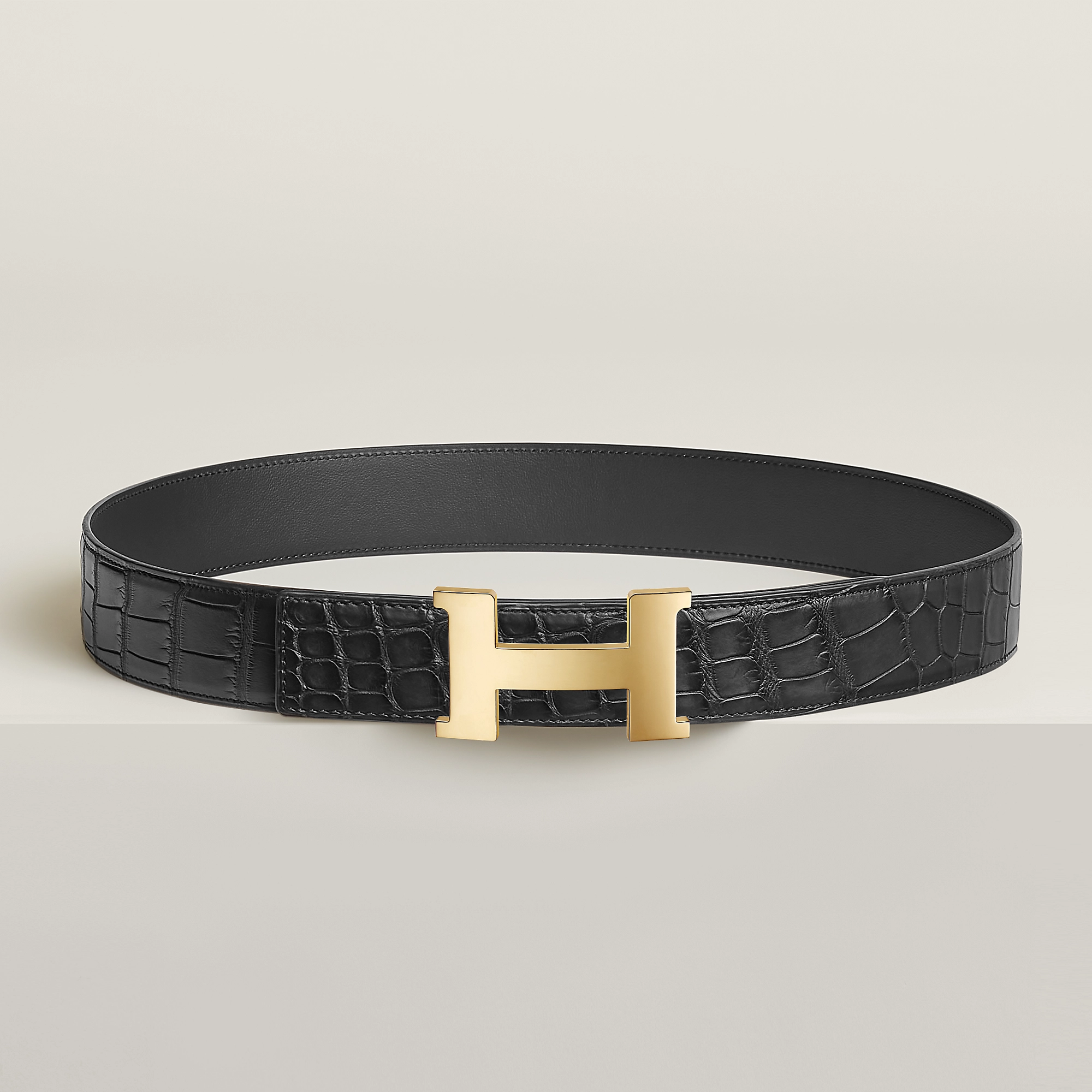 Constance Belt Buckle & Reversible Leather Strap 38 mm