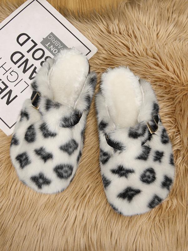 LV Faux Fur Slippers