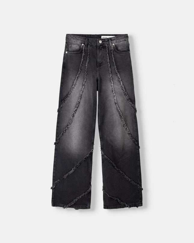 Baggy Jeans with Tassels