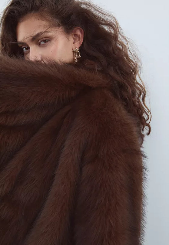 Faux Fur Coat