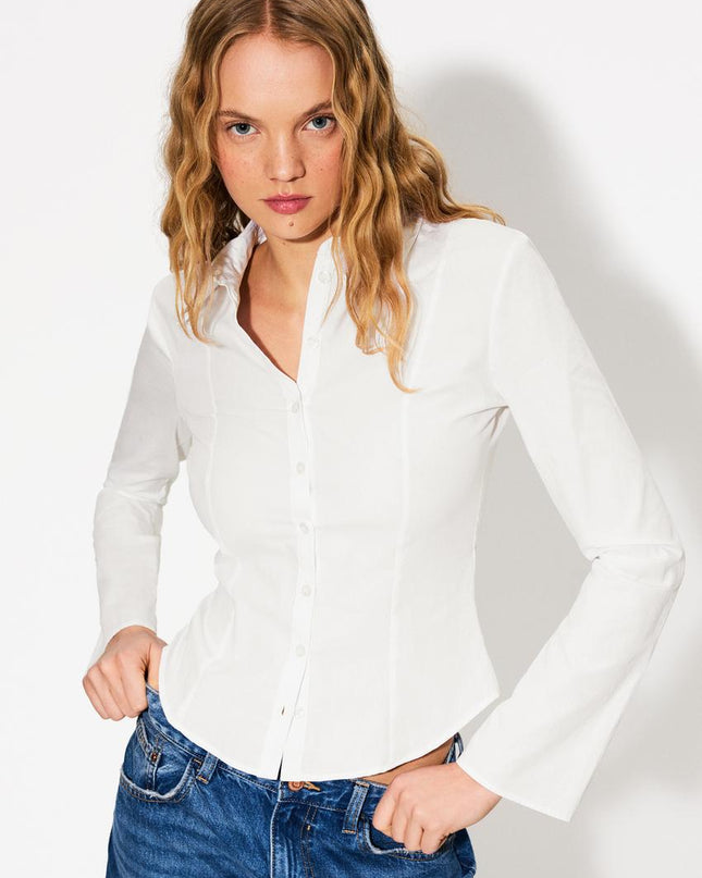 BLOUSE WITH WIDE SLEEVES