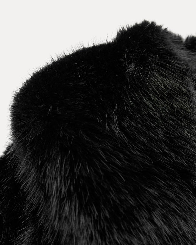 Faux Fur Cropped Jacket