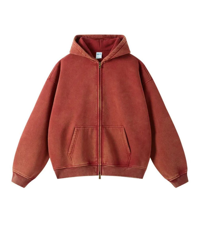 Graphic Heavyweight Zipped Hoodie