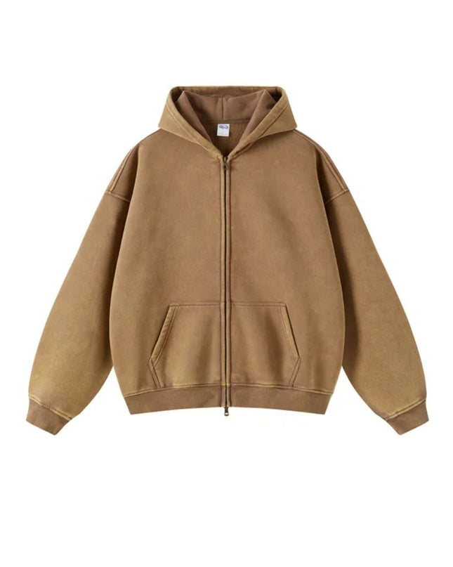 Graphic Heavyweight Zipped Hoodie