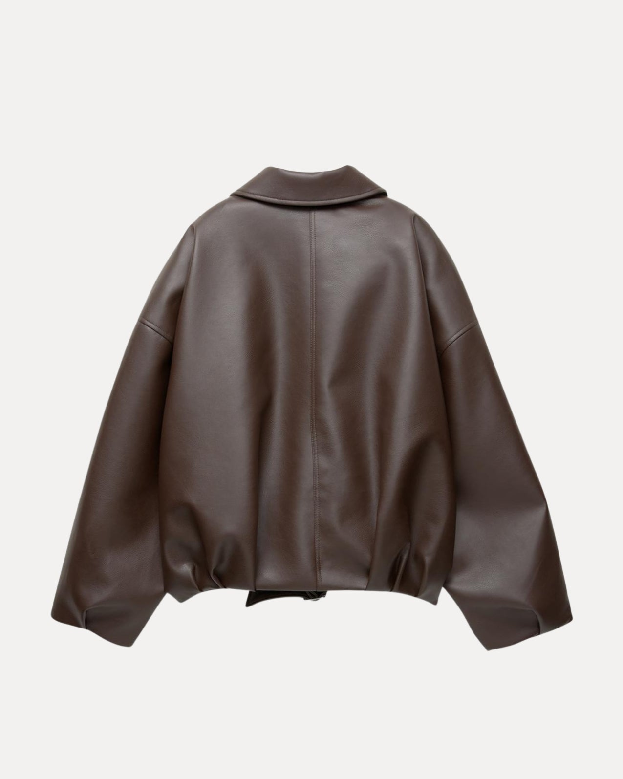 Belted Leather Jacket