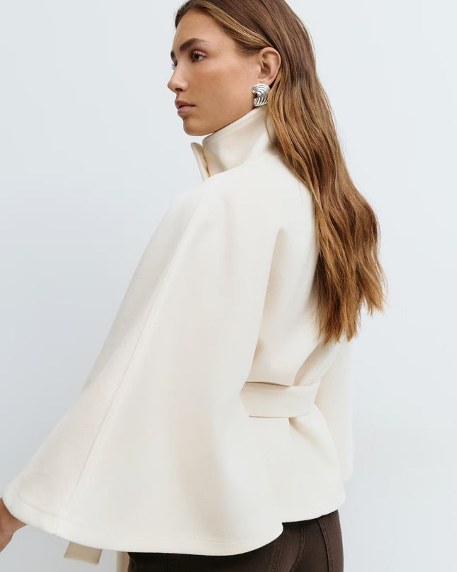 Belt cape jacket