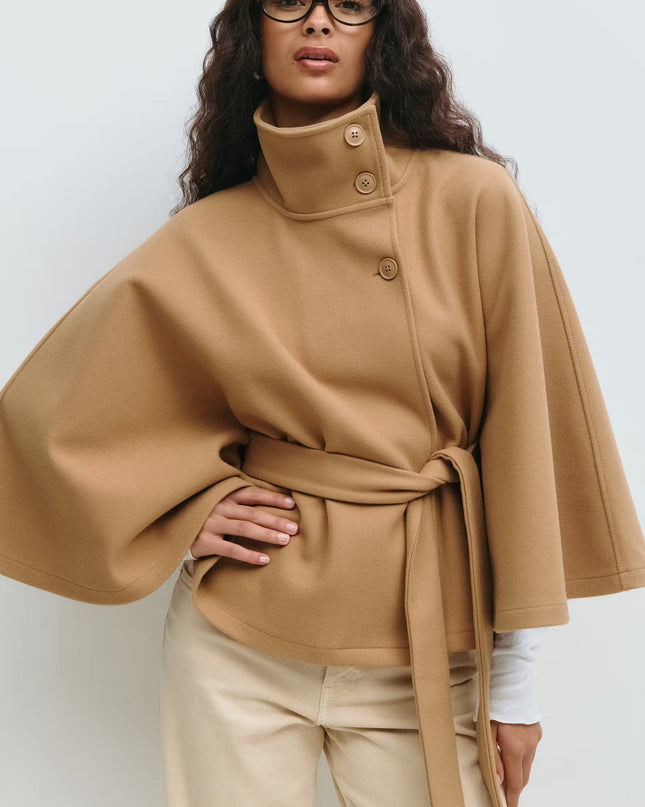 Belt cape jacket