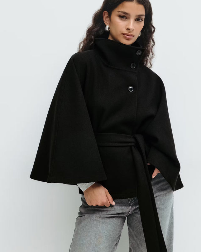 Belt cape jacket