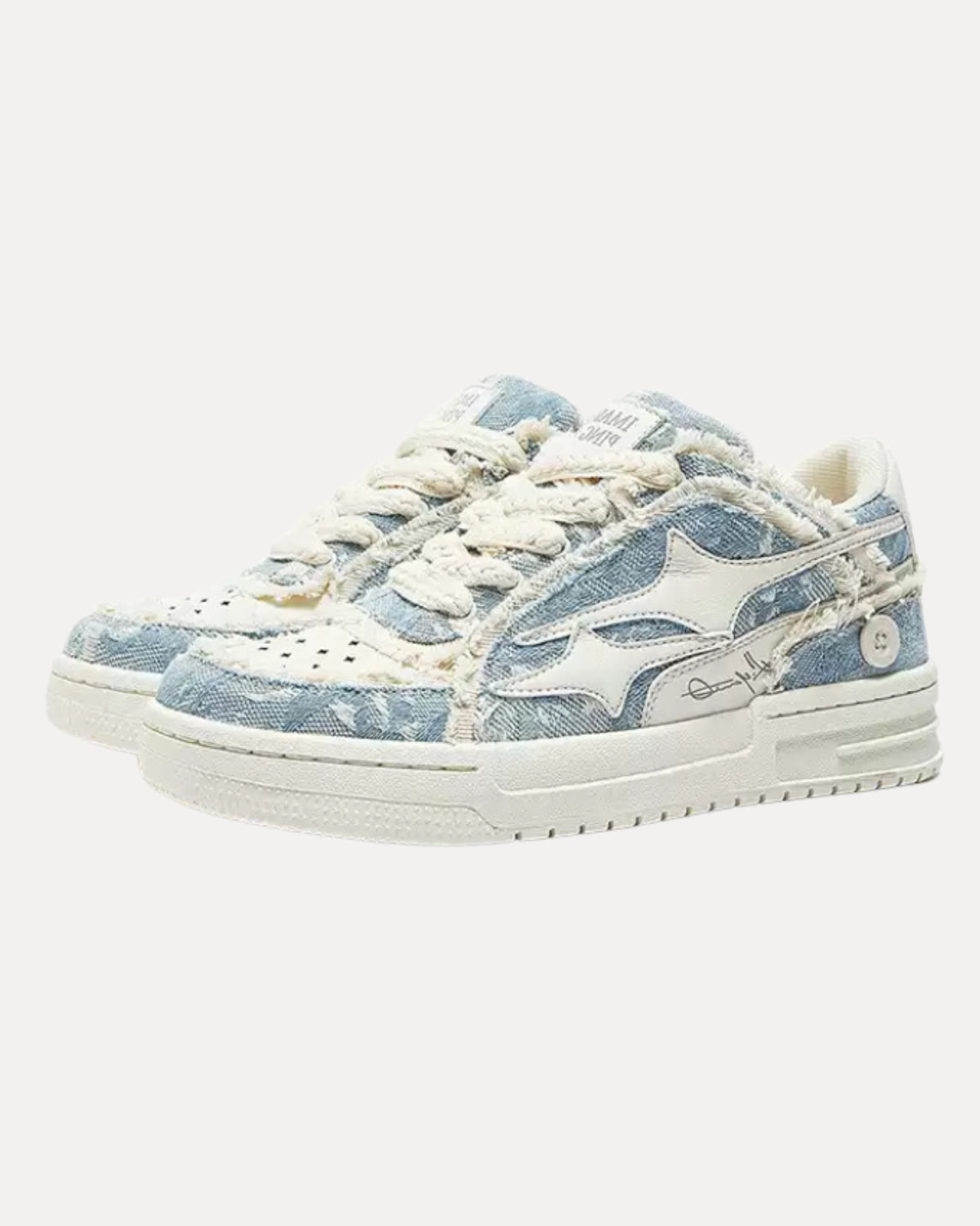 Denim Patch Low Sneaker