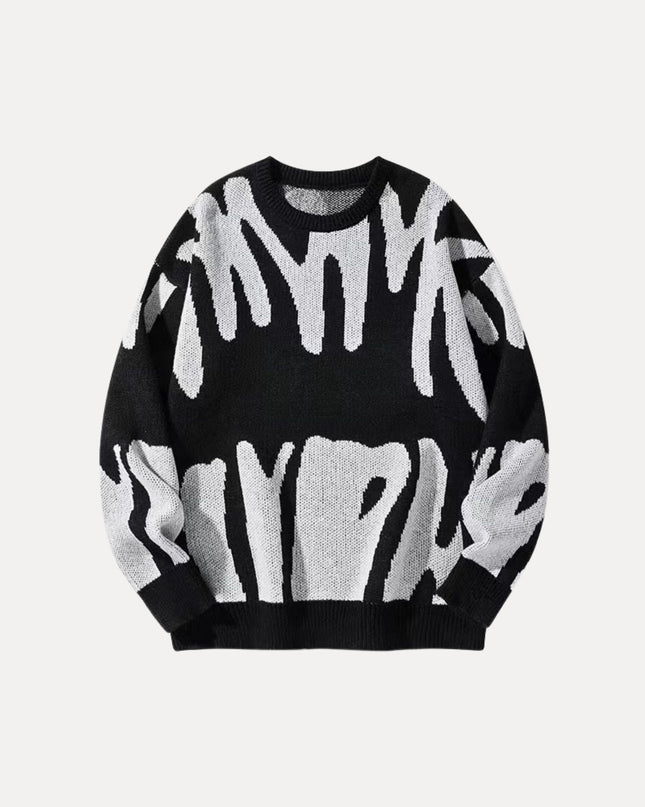 Pattern Knit Sweater