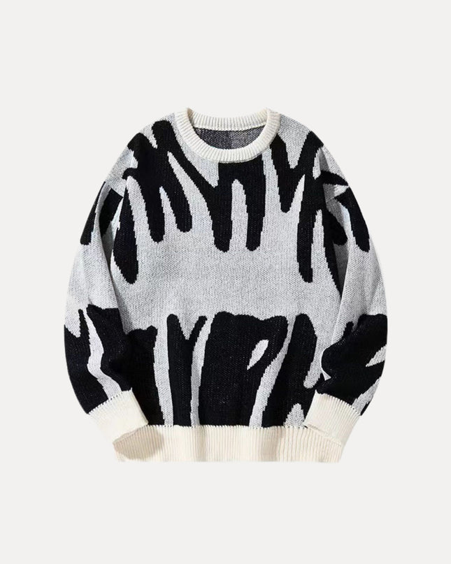 Pattern Knit Sweater