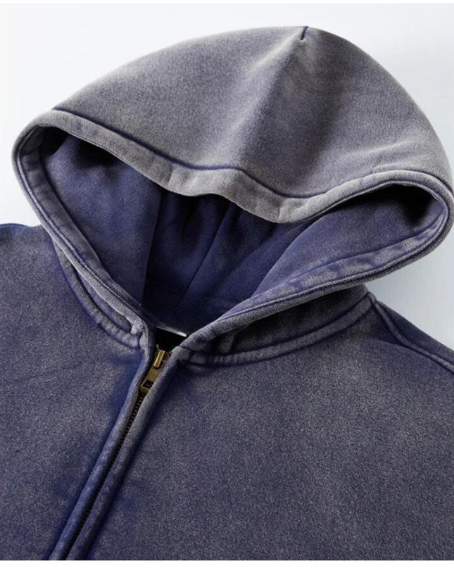 Graphic Heavyweight Zipped Hoodie