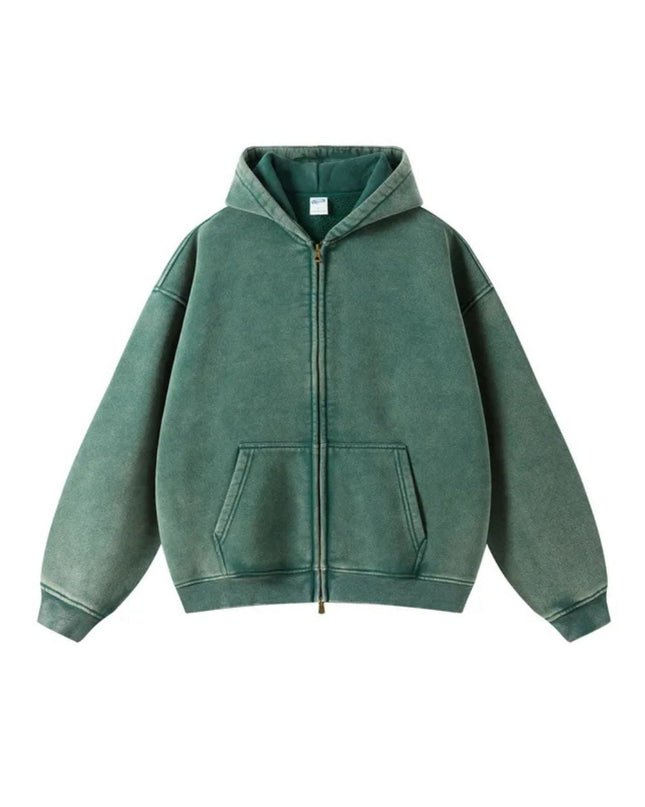 Graphic Heavyweight Zipped Hoodie