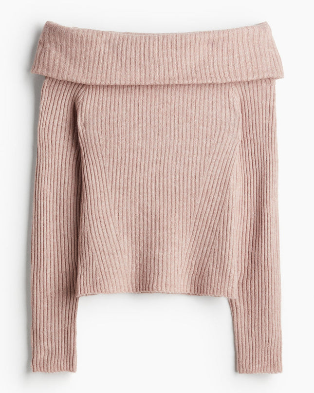 Off-the shoulder sweater