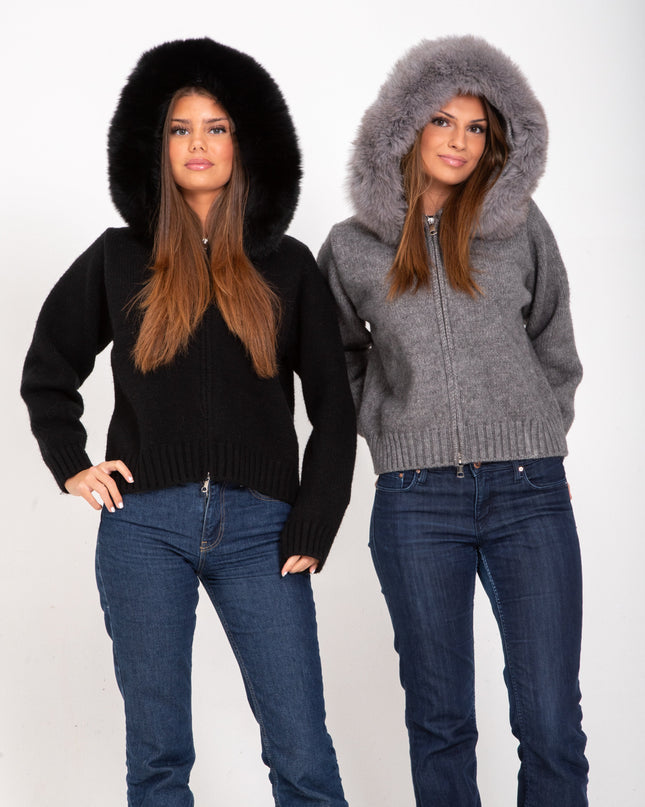 Chic Faux Fur Jacket