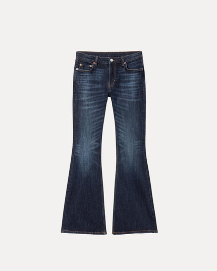 LOW RISE SLIM FLARED JEANS