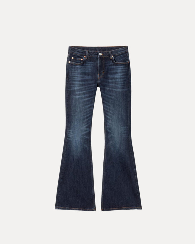 LOW RISE SLIM FLARED JEANS