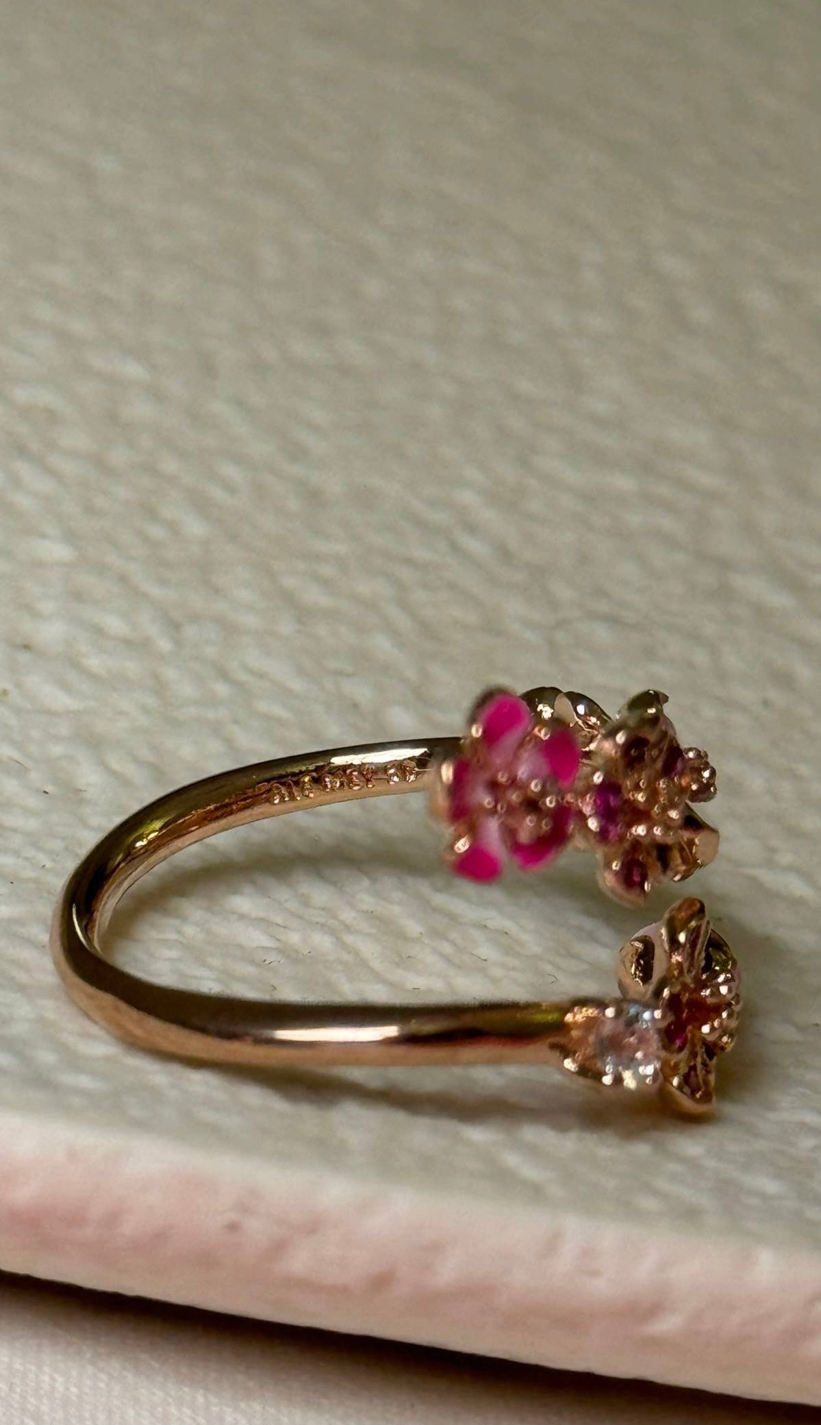 Peach Blossom Ring
