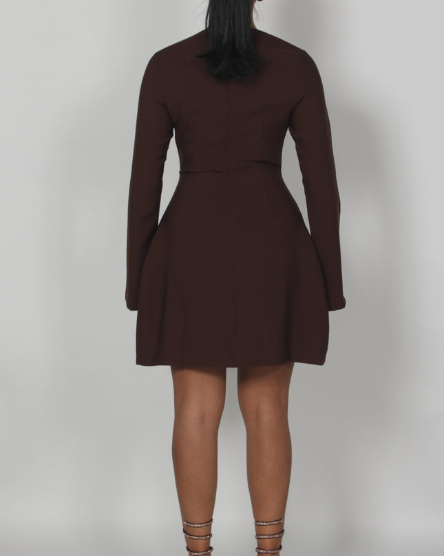 Longsleeve Silhouette Dress