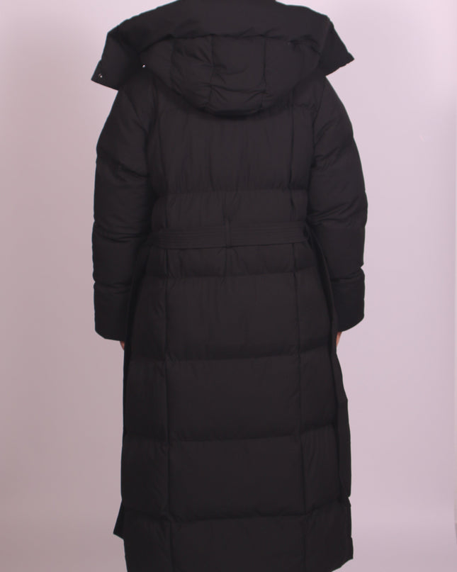Hooded Puffer Longline Coat