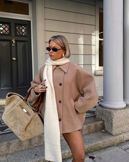 Oversized wool coat™