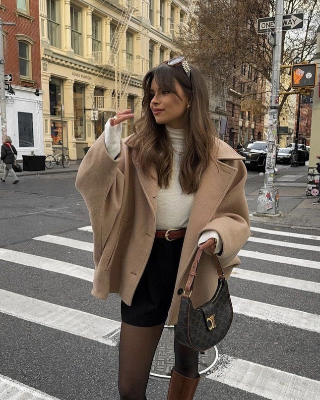 Oversized wool coat™