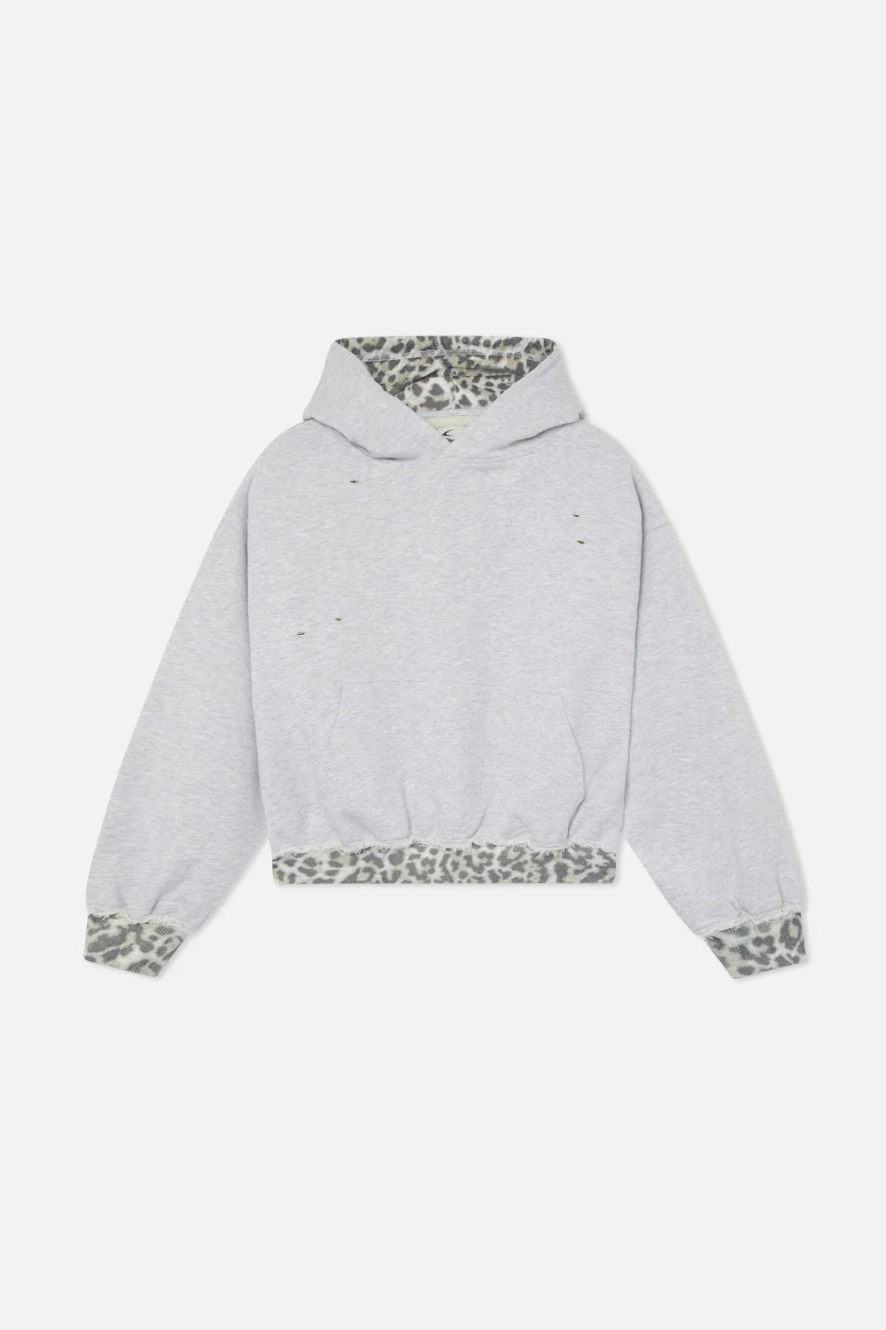 Grey Melange Hoodie