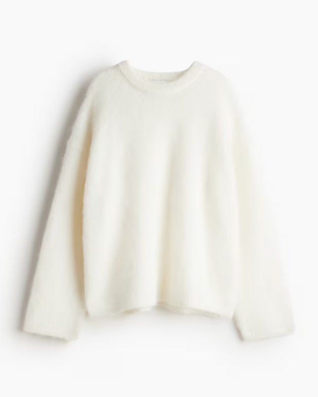 Oversized Sweater Mohair Blend
