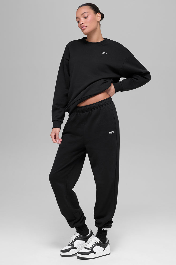 Accolade Straight Leg Sweatpant & Neck Pullover Set
