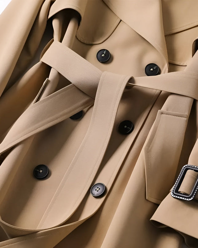 Women’s Double-Breasted Trench Coat