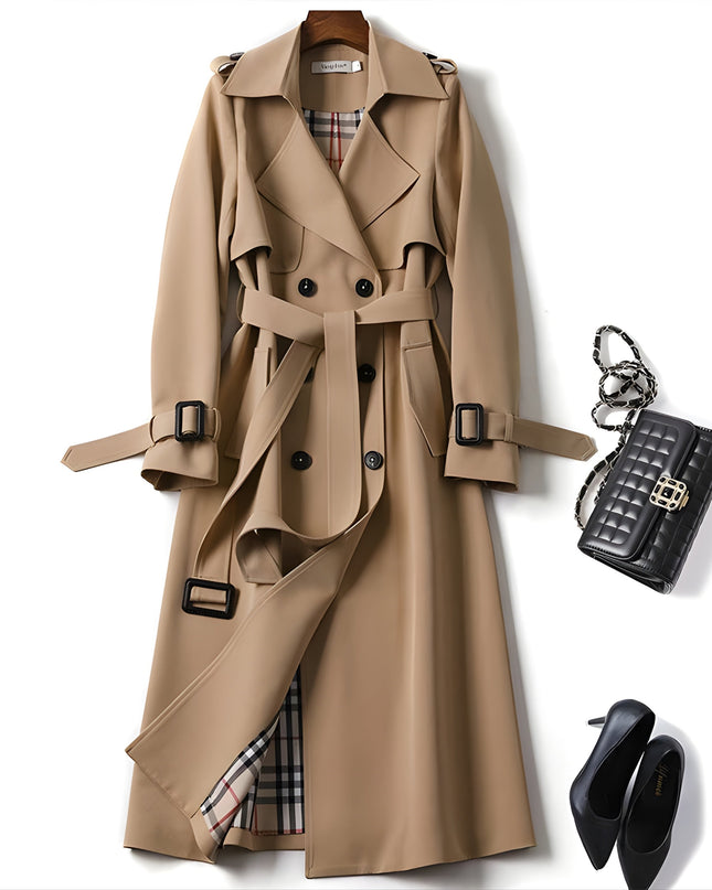 Women’s Double-Breasted Trench Coat