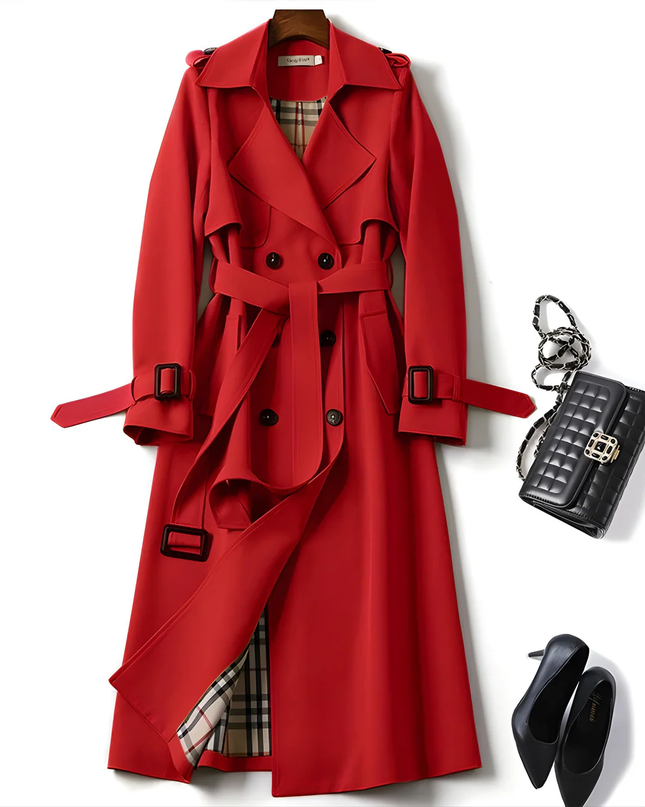 Women’s Double-Breasted Trench Coat