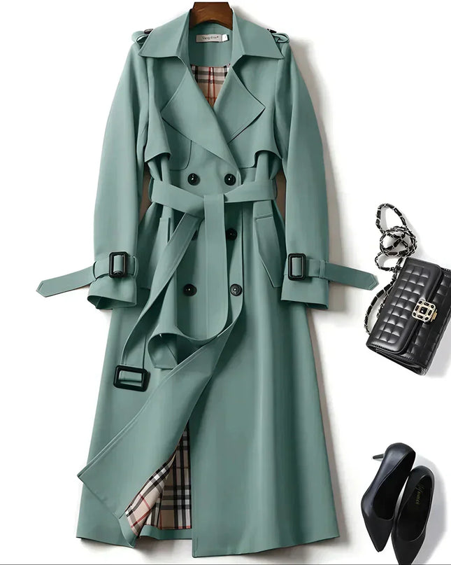 Women’s Double-Breasted Trench Coat